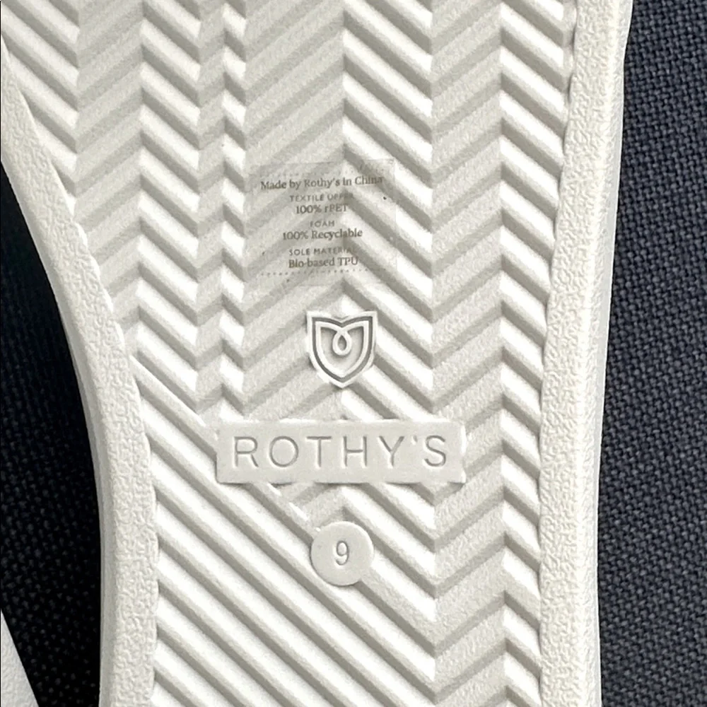 New Rothy’s The Lace Up Sneaker in Bright White - Women’s Size 9 - Picture 7 of 8